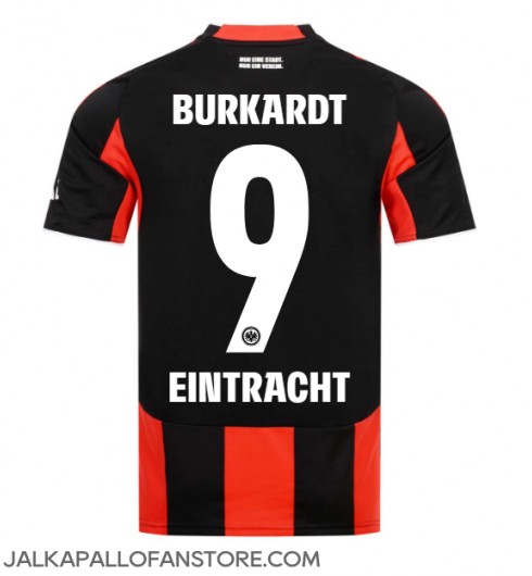 Eintracht Frankfurt Jonathan Burkardt #9 Kotipaita 2025-26 Lyhythihainen Eintracht Frankfurt Jonathan Burkardt #9 Kotipaita 2025-26 Lyhythihainen